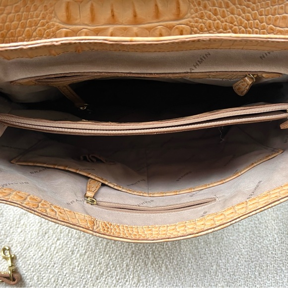 Brahmin Satchel Designer Handbag with Shoulder Strap EUC - Picture 11 of 13